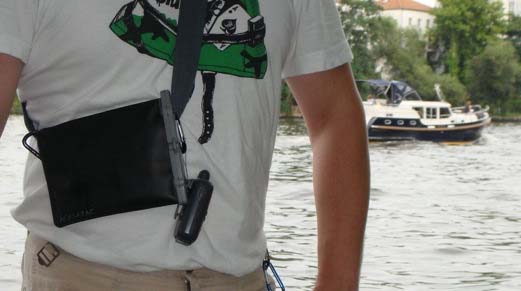 Wasserdichte Bauchtasche für’s Kajakfahren